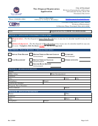 Tire Disposal Registration Application - City of Cleveland, Ohio, Page 3