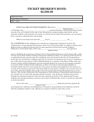 Going-Out-Of-Business Sale Application - City of Cleveland, Ohio, Page 3
