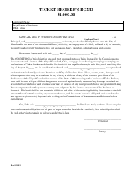 Ticket Broker License Application - City of Cleveland, Ohio, Page 4