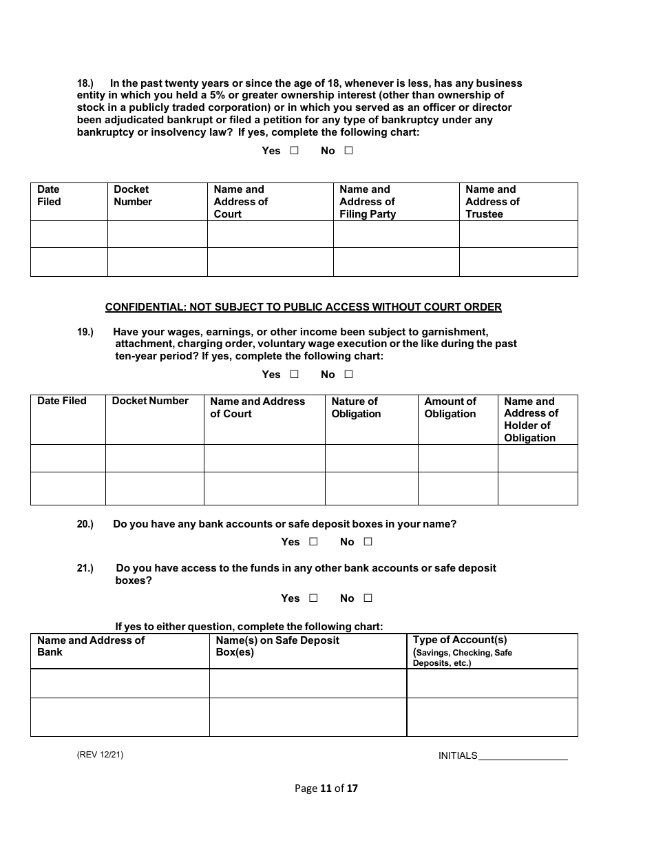 Operations Employee Application - Rhode Island, Page 11