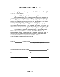 Operations Employee Application - Rhode Island, Page 15