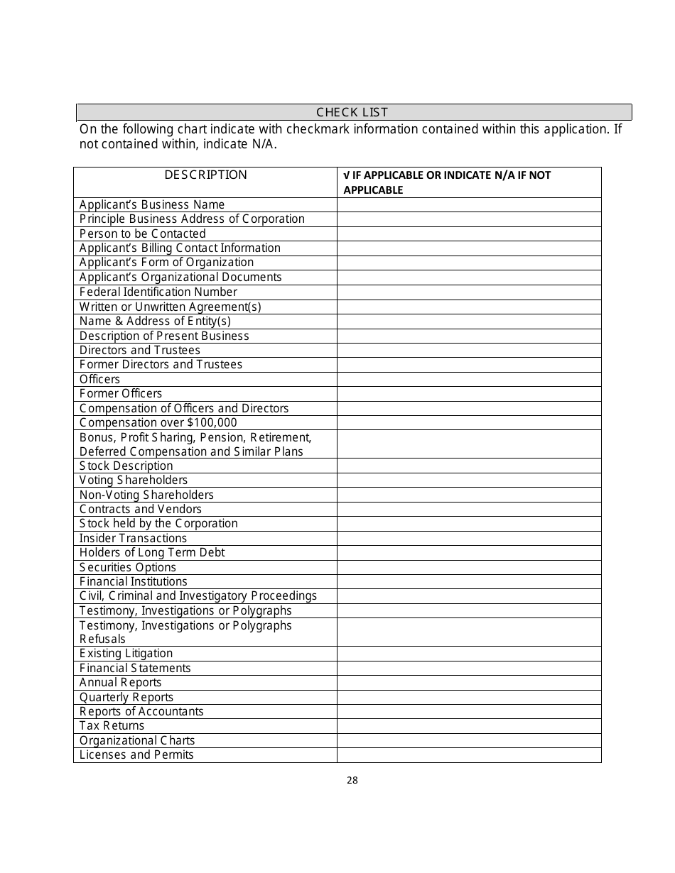 Gaming Vendor Application - Rhode Island, Page 28