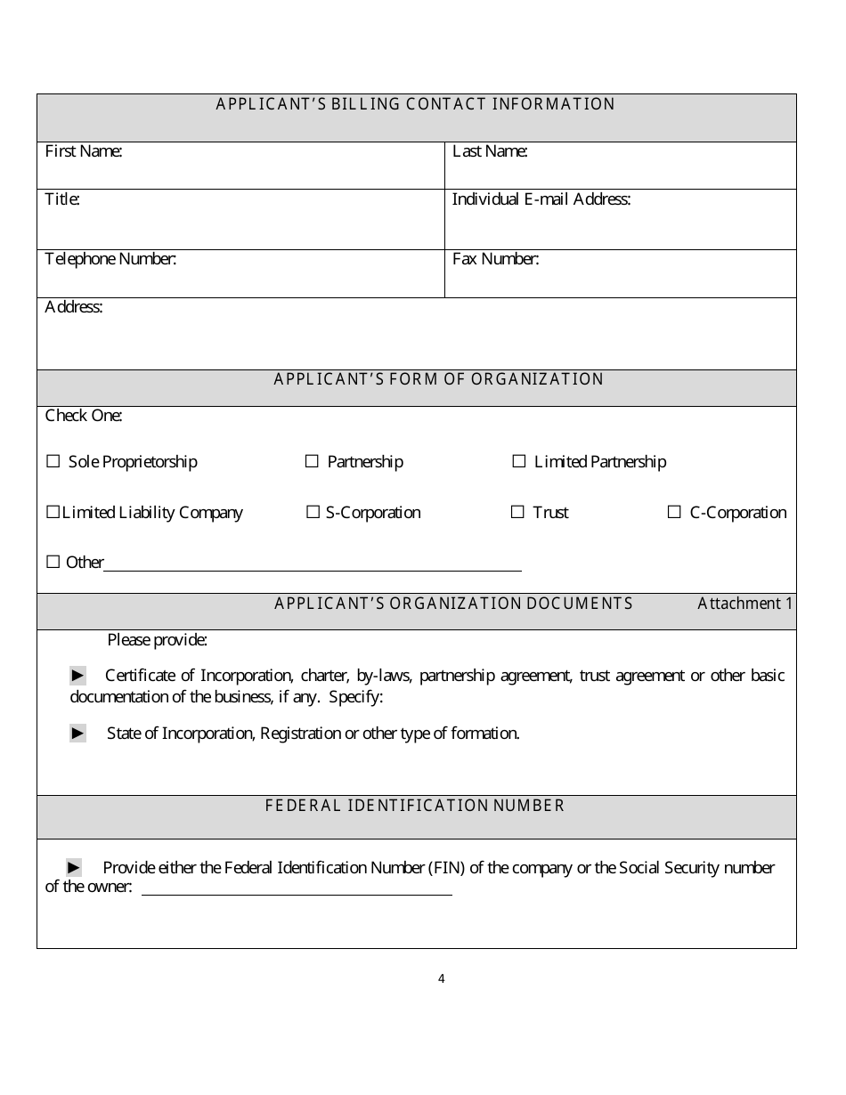 Gaming Vendor Application - Rhode Island, Page 4