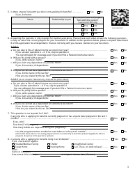 Form DWS-ESD61APP Application for Snap, Financial Assistance, Child Care, and Medical Assistance - Utah, Page 3