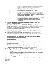 Community-Based Adult Services (Cbas) Certification Renewal Application Instructions - California, Page 3