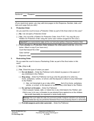 Form FL Parentage332 Response to Petition for a Parenting Plan, Residential Schedule and/or Child Support - Washington, Page 3