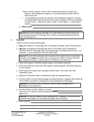 Form FL Parentage332 Response to Petition for a Parenting Plan, Residential Schedule and/or Child Support - Washington, Page 4