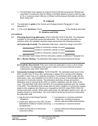 Form WPF CR84.0400PSA Felony Judgment and Sentence - Parenting Sentencing Alternative - Washington, Page 4