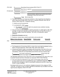 Form WPF CR84.0400PSA Felony Judgment and Sentence - Parenting Sentencing Alternative - Washington, Page 6