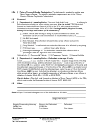 Form WPF CR84.0400PSA Felony Judgment and Sentence - Parenting Sentencing Alternative - Washington, Page 9