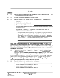 Form WPF JU03.0500 Order After Hearing: First Dependency Review/Dependency Review/Permanency Planning (Fdprho) (Dprho) (Orpp) - Washington, Page 12