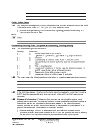 Form WPF JU03.0500 Order After Hearing: First Dependency Review/Dependency Review/Permanency Planning (Fdprho) (Dprho) (Orpp) - Washington, Page 15