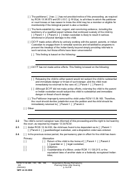 Form WPF JU03.0500 Order After Hearing: First Dependency Review/Dependency Review/Permanency Planning (Fdprho) (Dprho) (Orpp) - Washington, Page 3