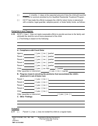 Form WPF JU03.0500 Order After Hearing: First Dependency Review/Dependency Review/Permanency Planning (Fdprho) (Dprho) (Orpp) - Washington, Page 9