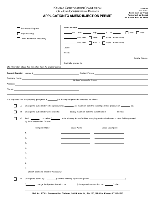 Form U-8  Printable Pdf
