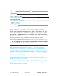 Form CC2:1 Waiver and Plea of Guilty - Nebraska (English/Spanish), Page 4