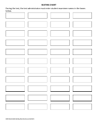 Large Group Testing - Seating Chart Form - Kentucky, Page 2