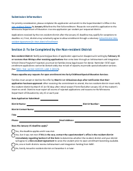 General Statewide Enrollment Options Application for K-12 and Early Childhood Special Education - Minnesota, Page 4