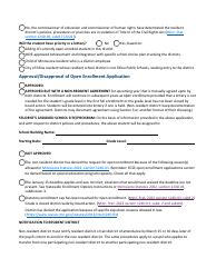 General Statewide Enrollment Options Application for K-12 and Early Childhood Special Education - Minnesota, Page 5