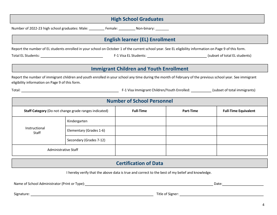 Form ED-00027-48 Nonpublic Fall Report - Minnesota, Page 4