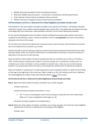 Form ED-00027-48 Nonpublic Fall Report - Minnesota, Page 6