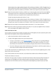 Form ED-00027-48 Nonpublic Fall Report - Minnesota, Page 8
