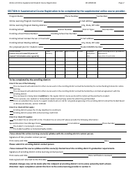 Form ED-02400-06 Supplemental Online Course Registration Form - Minnesota, Page 2