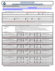Application for the Florida Low-Income Household Water Assistance Program (Lihwap) - Florida