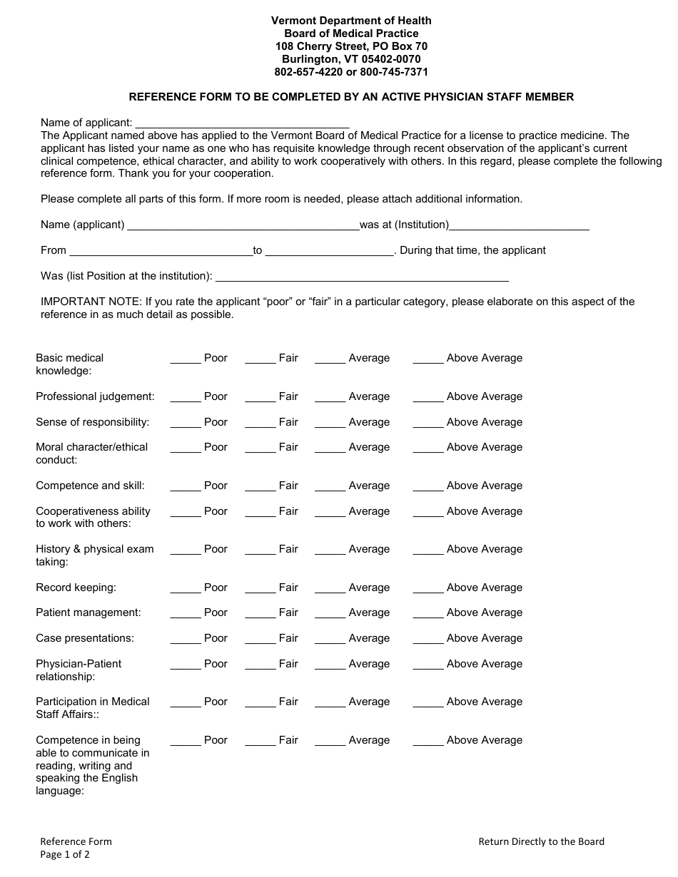 Affidavit and Authorization for Release of Information - Vermont, Page 3