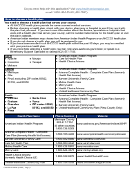 Form FAA-0001A Application for Benefits - Arizona, Page 10