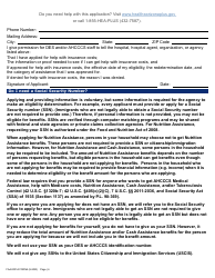 Form FAA-0001A Application for Benefits - Arizona, Page 16