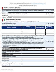Form FAA-0001A Application for Benefits - Arizona, Page 36