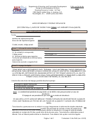 Document preview: RAD Formulario 10 Aviso De Impago Y Posible Desahucio - Washington, D.C. (Spanish)