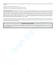 Form I-026 Schedule 2440W Disability Income Exclusion - Draft - Wisconsin, Page 3