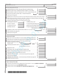 Form 1NPR (I-050) Nonresident and Part-Year Resident Income Tax Return - Draft - Wisconsin, Page 3