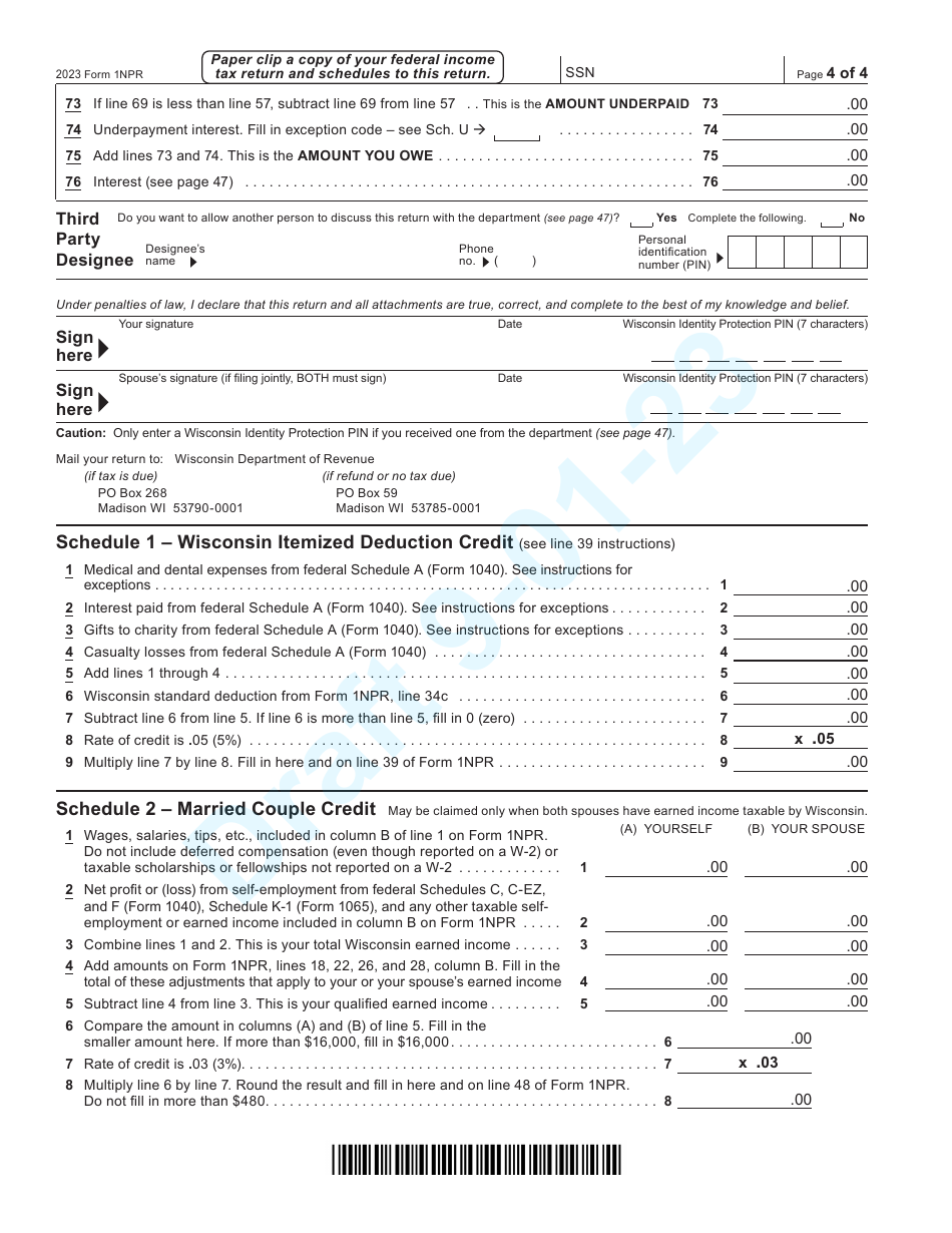 Form 1NPR (I-050) - 2023 - Fill Out, Sign Online and Download Printable ...