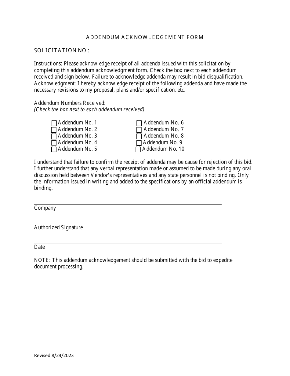 Instructions to Vendors Submitting Bids (Agency Delegated Procurements Only) - West Virginia, Page 21