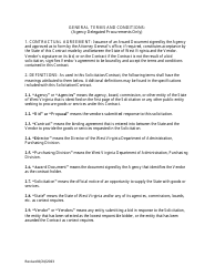 Instructions to Vendors Submitting Bids (Agency Delegated Procurements Only) - West Virginia, Page 5