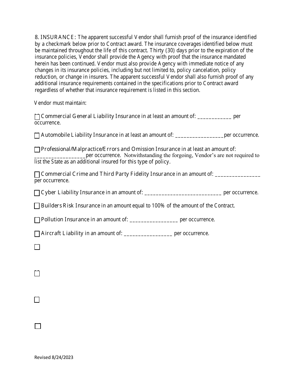 Instructions to Vendors Submitting Bids - West Virginia, Page 11