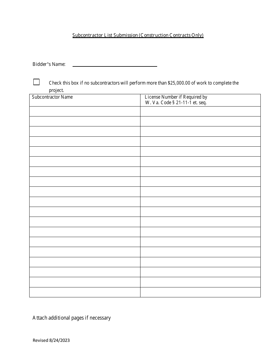 Instructions to Vendors Submitting Bids - West Virginia, Page 25