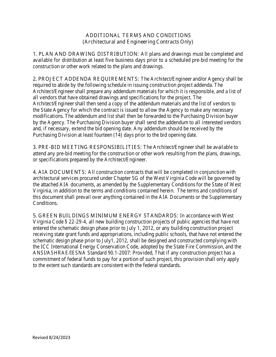 Instructions to Vendors Submitting Bids - West Virginia, Page 26