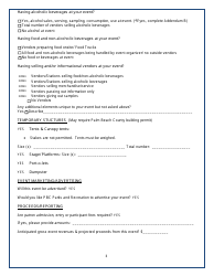 Special Events Application - Palm Beach County, Florida, Page 3