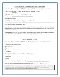Special Events Application - Palm Beach County, Florida, Page 5
