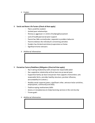 Wisconsin School Threat Assessment and Management Protocol (Wstamp) - Inquiry - Wisconsin, Page 5
