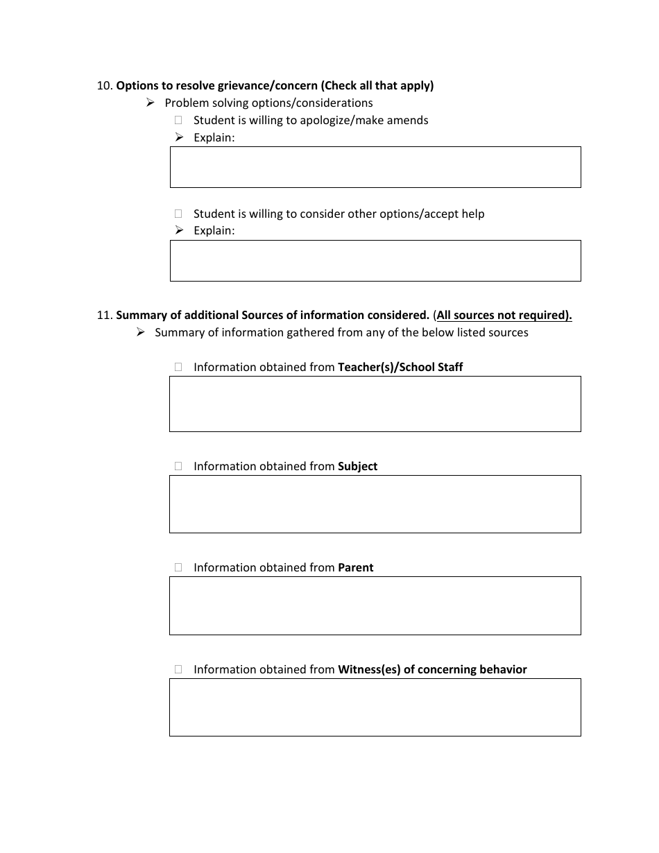 Wisconsin School Threat Assessment and Management Protocol (Wstamp) - Inquiry - Wisconsin, Page 6