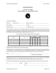 Document preview: Form 1296-6A Speed Limit Revision - Ohio