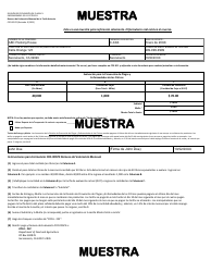 Formulario CDF-005PE Prevencion De Plagas Y Enfermedades De Los Citricos Remesa De Evaluacion Mensual De La Tarifa Anterior - California (Spanish), Page 2