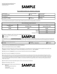 Form CDF-005P Citrus Pest &amp; Disease Prevention Prior Rate Monthly Assessment Remittance - California, Page 2