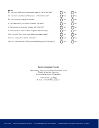 Prospective Sponsoring Entity Form - Arizona, Page 2