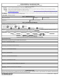 Document preview: DA Form 4856 Developmental Counseling Form